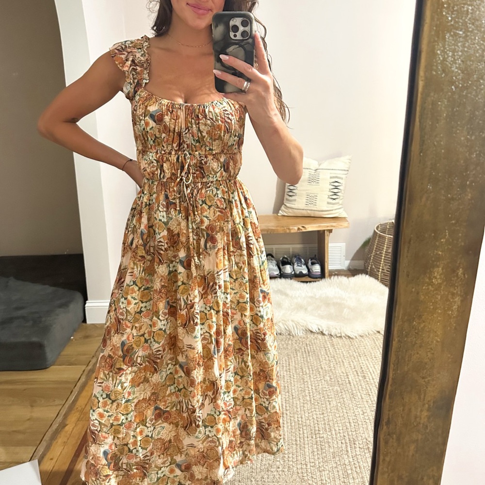En Saison Floral midi dress